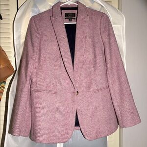 Jcrew pink wool blazer - size 8